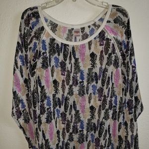 BONGO LONG SLEEVED SILKY TOP